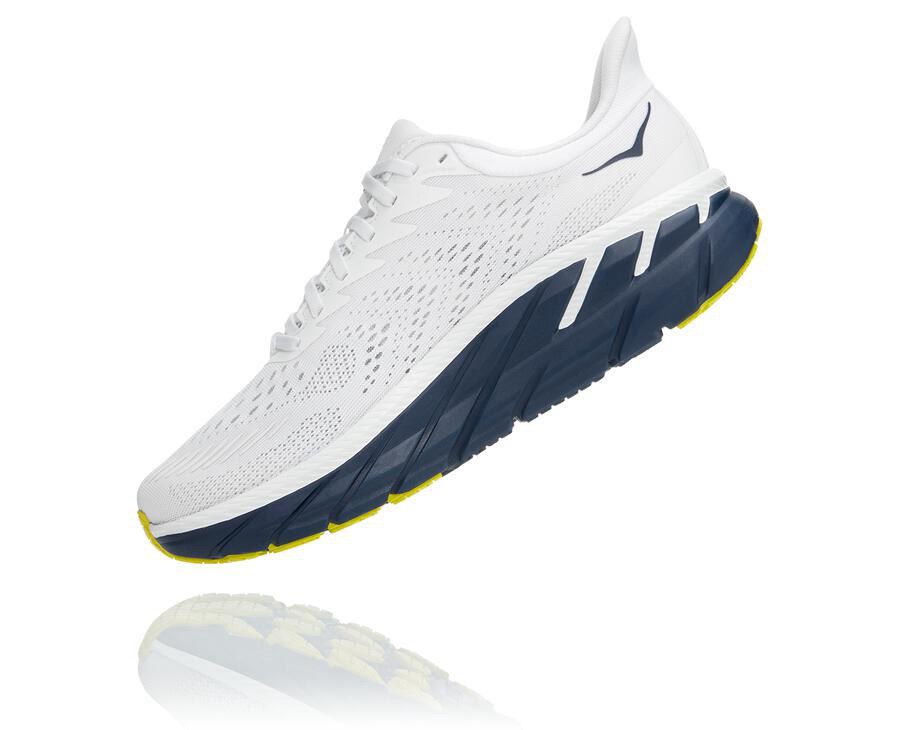 Tenis Hoka One One Masculino Branco/Pretas - Clifton 7 - 368-ZHRAPF